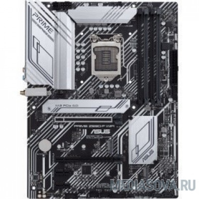 Материнская плата Материнская плата ASUS PRIME Z590-P WIFI, LGA1120, Z590, 4*DDR4, DP+HDMI, SATA3 + RAID, Audio, Gb LAN, USB 3.2*9, USB 2.0*4, COM*1 header (w/o cable), ATX; 90MB1810-M0EAY1