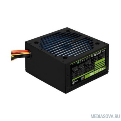 Блок питания Блок питания Aerocool VX-500 RGB PLUS (ATX 2.3, 500W, 120mm fan, RGB-подсветка вентилятора) Box