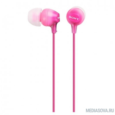  Sony MDR-EX15AP 1.2м розовый проводные в ушной раковине (MDREX15APPI.CE7/MDREX15LPPIZ1(АЕ))