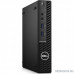 ПК Dell Optiplex 3080 [3080-9889] Micro i3 10105T (3)/8Gb/SSD256Gb/UHDG 630/Windows 10 Professional/GbitEth/WiFi/BT/клавиатура/мышь/черный