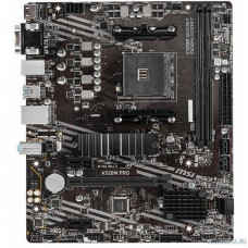 Материнская плата MSI A520M PRO Soc-AM4 AMD A520 2xDDR4 mATX AC`97 8ch(7.1) GbLAN RAID+VGA+HDMI+DP