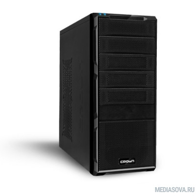  CROWN CM-SMP888A Корпус Miditower black ATX (2*usb3.0+CM-PS450W PLUS)