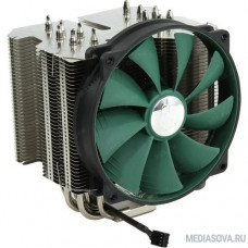 Кулер DEEPCOOL LUCIFER V2 S1155/S1156/S1150/S2011/S1366/S775/AM2/AM2+/AM3/AM3+/FM1/FM2 (8шт/кор, TDP 150W, PWM, 6 тепл. трубкок ) RET.