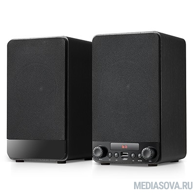  Dialog Jazz AJ-13 BLACK - акустические колонки 2.0, 2*15W RMS, Bluetooth, FM, USB+microSD reader
