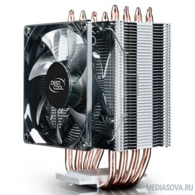  Кулер DEEPCOOL GAMMAXX C40 LGA20XX/1366/115X/AM4/AM3/+/AM2/+/FM2/+/FM1 (20шт/кор, TDP 130Вт, PWM, Fan 120mm, 4 тепл. трубки прямого контакта ) RET