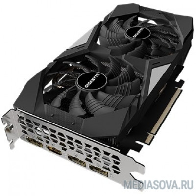 Видеокарта Gigabyte GV-N2060D6-6GD V2.0 RTL NVidia GeForce RTX 2060 6144Mb 192bit GDDR6 1680/14000/HDMIx1/DPx3/HDCP