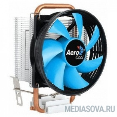  Устройство охлаждения(кулер) Aerocool Verkho 1-3P Soc-FM2+/AM2+/AM3+/AM4/1150/1151/1155 3-pin 28dB Al+Cu 100W 280gr Ret