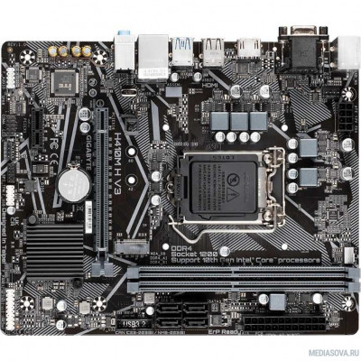 Материнская плата Gigabyte H410M H V3 RTL LGA 1200, Intel H510, mATX