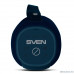  SVEN PS-295, синий, акустическая система 2.0, мощность 2x10 Вт (RMS), Waterproof (IPx6), TWS, Bluetooth, FM, USB, microSD, встроенный аккумулятор