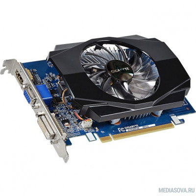 Видеокарта Gigabyte GV-N730D3-2GI V.3 (RTL) GT730, 2Gb, DDR3, 128 bit, PCI-E, D-Sub+DVI+HDMI 