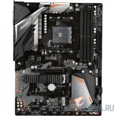 Материнская плата Gigabyte B450 AORUS ELITE V.2 Soc-AM4 AMD B450 4xDDR4 ATX AC`97 8ch(7.1) GbLAN RAID+DVI+HDMI