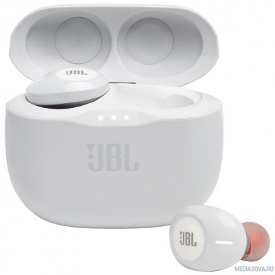  Наушники JBL Беспроводные внутриканальные наушники JBLT125TWSWHT, белый