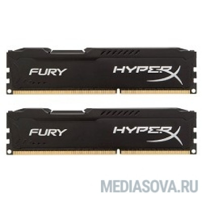 Оперативная память Kingston DDR3 DIMM 16GB (PC3-15000) 1866MHz Kit (2 x 8GB)  HX318C10FBK2/16 HyperX Fury Black Series CL10