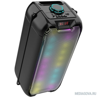  Ginzzu GM-221 (V5.0), 24Вт, 150Гц- 18кГц, USB-flash, microSD-card, FM-радио, пульт ДУ,  батарея 3,6В/2400мАч, эквалайзер