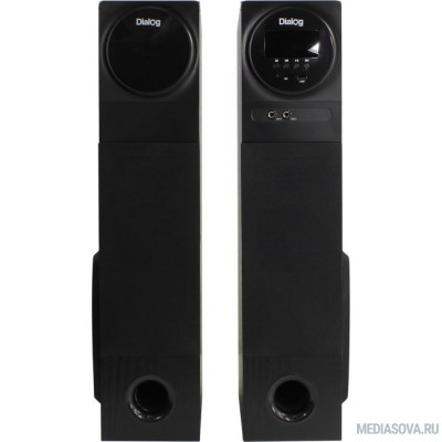  Dialog Progressive AP-2300 BLACK - акустические колонки 2.0, 2*40W RMS,  Bluetooth, FM+USB+SD reader