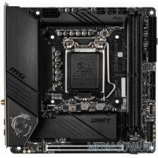 MSI  MITX MEG Z490I UNIFY RTL Intel Z490, LGA1200, 2xDDR4-5000, 4xSATA, 2xM.2, WIFI BT DP HDMI / Mini-ITX
