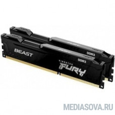 Kingston DRAM 8GB 1600MHz DDR3 CL10 DIMM (Kit of 2) FURY Beast Black KF316C10BBK2/8