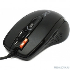 Мышь игровая A4Tech X-718BK , черный , оптическая, 3000dpi , USB, 6 кнопок, RTL 20 (758994)