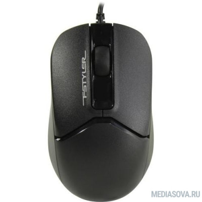  Мышь A4Tech Fstyler FM12S черный оптическая (1200dpi) silent USB (3but)