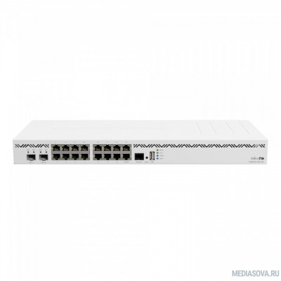  MikroTik CCR2004-16G-2S+ Маршрутизатор 16*1Gbit RJ45, 2*10Gbit SFP+