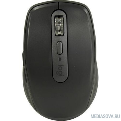  910-005988 Мышь Logitech MX Anywhere 3 графитовый лазерная (4000dpi) беспроводная BT/Radio USB для ноутбука (6but)