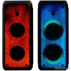 Ginzzu GM-215 80Вт, LED-дисплей, TWS, 60Гц- 18кГц, USB-flash, microSD-card, FM-радио, пульт ДУ, батарея 7,4В/5400мАч