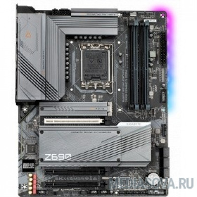 Материнская плата Gigabyte Z690 GAMING X DDR4 RTL Socket 1700, Intel®Z690, 4xDDR4-3200, HDMI+DP, 3xPCI-Ex16, 6xSATA3(RAID 0/1/5/10), 4xM.2, 8Ch Audio, 2,5GbLan, (4+4)xUSB2.0, (5+2)xUSB3.2, (1+1)xUSB3.2 Type-C™, ATX