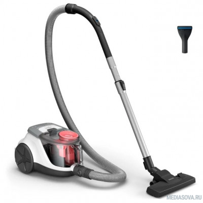  PHILIPS Пылесос Безмешковый XB2042/01, мощность мотора 1800Вт, мощность всасывания 360 Вт, емкость контейнера 1,3л, в комплекте насадка для очистки шерсти животных