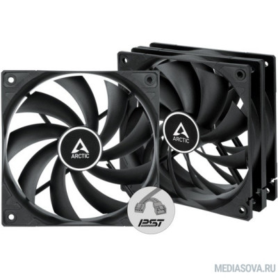  Case fan ARCTIC F12 PWM PST Value pack (Black)  (3pc)  (ACFAN00259A)
