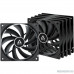  Case fan ARCTIC F12 PWM PST Value Pack (Black)  (5pc)  (ACFAN00250A)