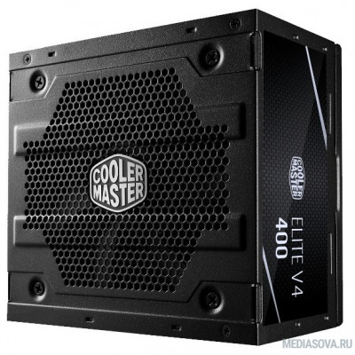 Блок питания Блок питания Cooler Master ATX 400W Elite V4 400W 80+ (24+4+4pin) 120mm fan 3xSATA RTL