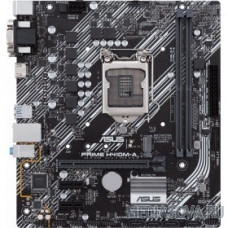 Материнская плата ASUS PRIME H410M-A/CSM, LGA1200, H410, 2*DDR4, D-Sub + DVI + HDMI, SATA3, Audio, Gb LAN, USB 3.2*4, USB 2.0*6, COM*1 header (w/o cable), mATX ; 90MB13G0-M0EAYC