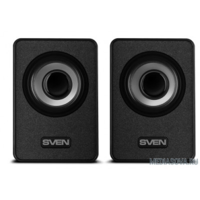  SVEN 135, чёрный, USB, акустическая система 2.0,  мощность 2x3 Вт(RMS)