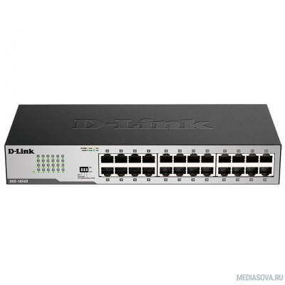  D-Link DGS-1024D/I2A Неуправляемый коммутатор с 24 портами 10/100/1000Base-T