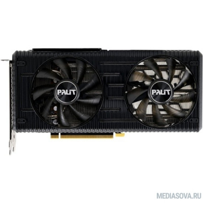 Видеокарта Видеокарта Palit PCI-E PA-RTX3050 DUAL OC  NV RTX3050 8192Mb 128 GDDR6 1552/14000/HDMIx1/DPx3/HDCP Ret NE63050T19P1-190AD RTL