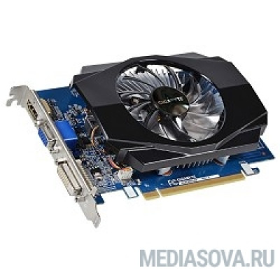 Видеокарта Gigabyte GV-N730D3-2GI (2.0) (RTL) GT730, 2Gb, DDR3, 128 bit, PCI-E, D-Sub+DVI+HDMI 