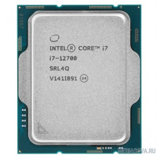 CPU Intel Core i7-12700 Alder Lake OEM 2.1 ГГц/ 4.8 ГГц в режиме Turbo, 25MB, Intel UHD Graphics 770, LGA1700