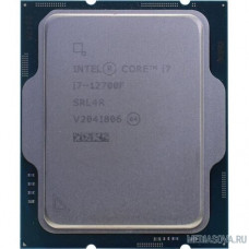 CPU Intel Core i7-12700F Alder Lake OEM 2.1 ГГц/ 4.8 ГГц в режиме Turbo, 25MB, LGA1700