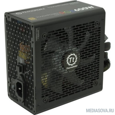 Блок питания Блок питания Thermaltake ATX 600W Toughpower GX1 RGB 80+ gold (24+4+4pin) APFC 120mm fan color LED 8xSATA RTL