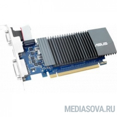 Видеокарта ASUS  GT730-SL-2GD5-BRK-E NVIDIA GeForce GT 730 2048Mb 64 GDDR5 706/5010 DVIx1 HDMIx1 CRTx1 HDCP Ret