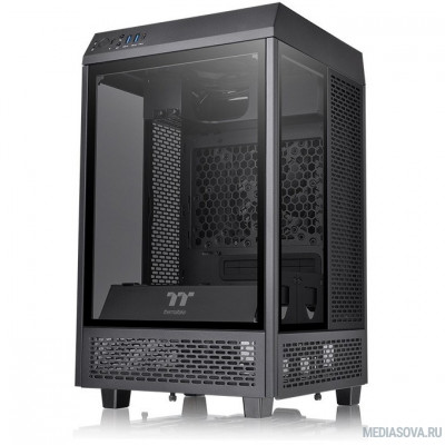  Корпус Thermaltake The Tower 100 черный без БП ATX 2x120mm 2xUSB3.0 1xUSB3.1 audio bott PSU [CA-1R3-00S1WN-00]