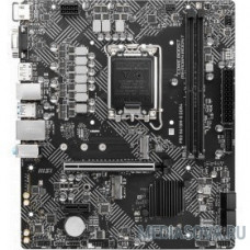 Материнская плата MSI PRO H610M-G DDR4 Intel H610 LGA1700 2xDDR4-3200 1xPCIex16 4xSATA 1xM.2 HDMI VGA DP / mATX