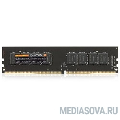 Оперативная память  QUMO DDR4 DIMM 8GB QUM4U-8G2400C16 PC4-19200, 2400MHz