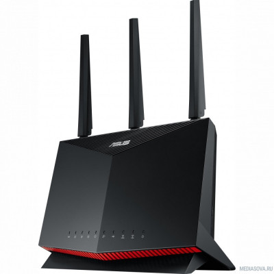  RT-AX86S Dual-band WiFi 6 Router 4804Mbps(5GHz)+861Mbps(2.4GHz) EU/13/P_EU RTL 3 (304302) (90IG05F0-MO3A00)