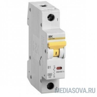  Iek MVA31-1-020-B Выкл. авт. ВА47-60M 1Р 20А 6кА B    