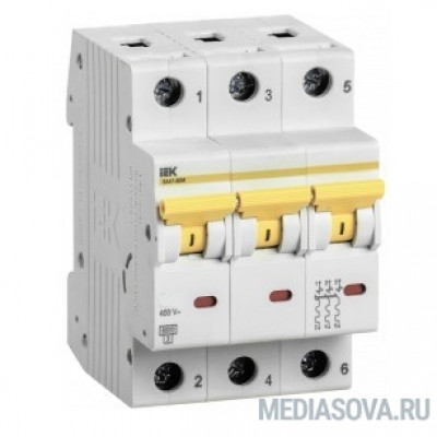 Iek MVA31-3-032-C Выкл. авт. ВА47-60M 3Р 32А 6кА С    