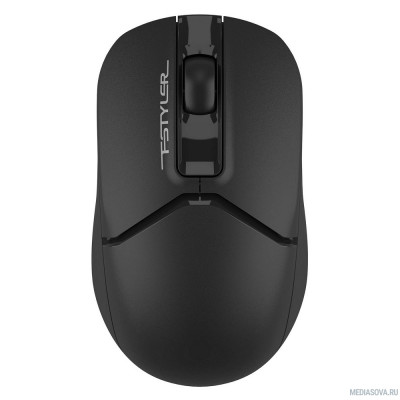  A-4Tech Мышь Fstyler FG12 black optical (1200dpi) cordless USB (3but) [1454090]