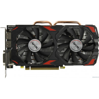 Видеокарта Видеокарта Afox RX570 8GB GDDR5 256BIT HDMI 3xDP (AFRX570-8192D5H3-V2) RTL 
