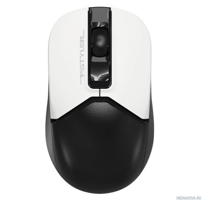 A-4Tech Мышь Fstyler FG12 Panda white/black optical (1200dpi) cordless USB (3but) [1454150]