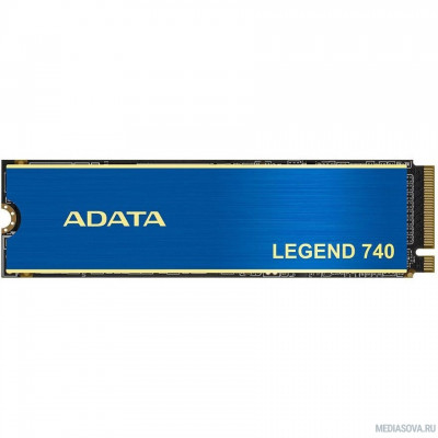  M.2 2280 250GB ADATA LEGEND 740 Client SSD [ALEG-740-250GCS] PCIe Gen3x4 with NVMe, 2300/1300, IOPS 90/150K, MTBF 2M, 3D NAND, 150TBW, 0,33DWPD, RTL (935823)